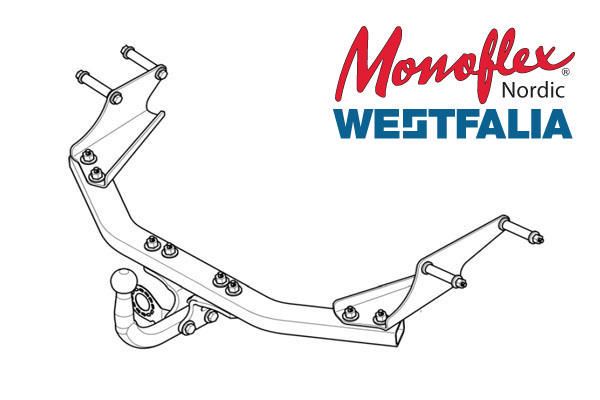 Westfalia Dragkrok med fast kula