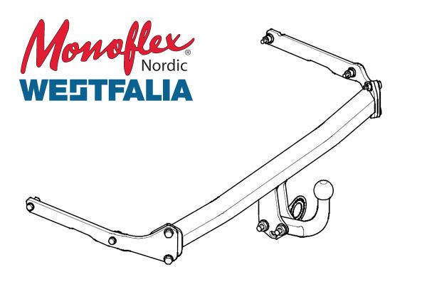 Westfalia Dragkrok med fast kula