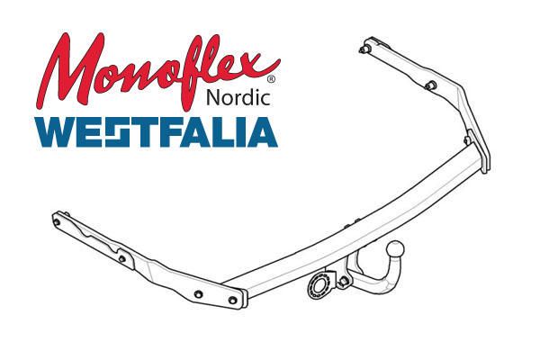 Westfalia Dragkrok med fast kula