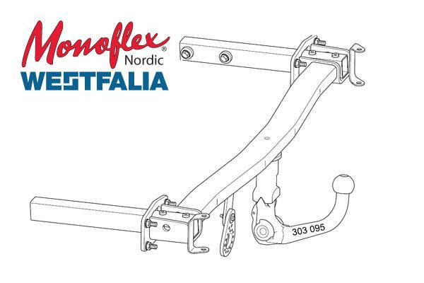 Westfalia Dragkrok med avtagbar kula