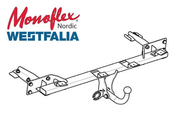 Westfalia Dragkrok med fast kula