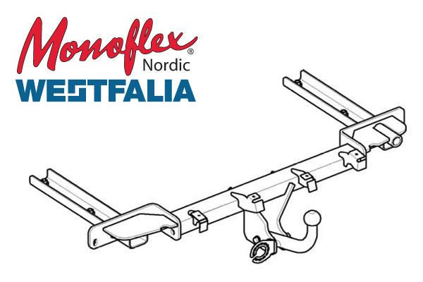 Westfalia Dragkrok med fast kula