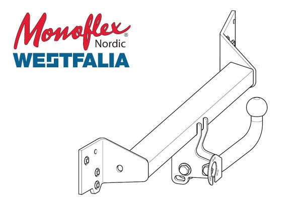 Westfalia Dragkrok med fast kula