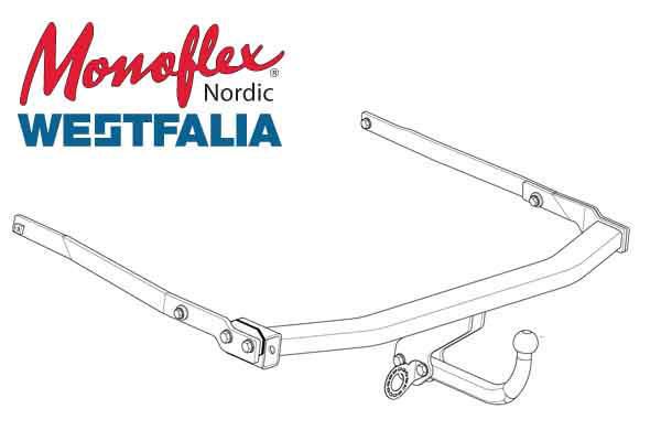 Westfalia Dragkrok med fast kula