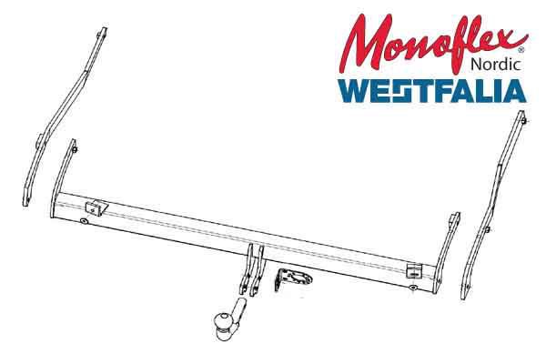 Westfalia Dragkrok med fast kula