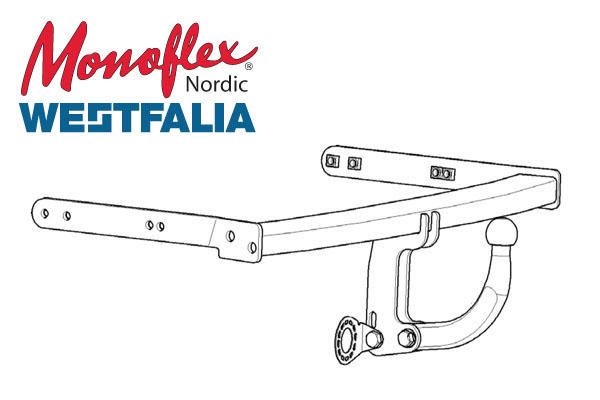 Westfalia Dragkrok med fast kula