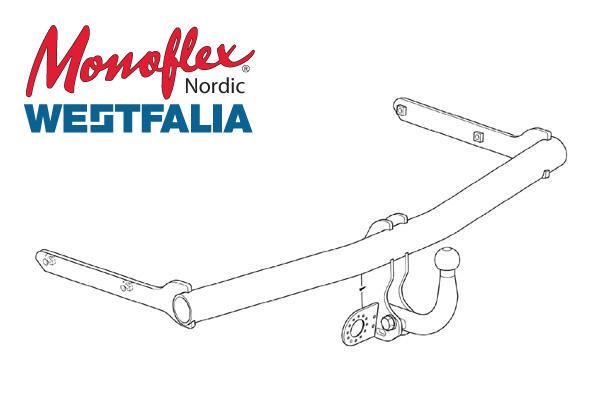 Westfalia Dragkrok med fast kula