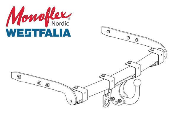 Westfalia Dragkrok med fast kula