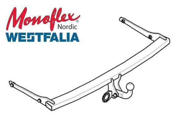 Westfalia Dragkrok med fast kula
