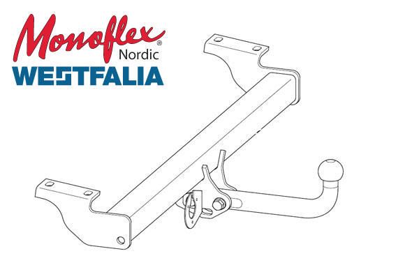 Westfalia Dragkrok med fast kula