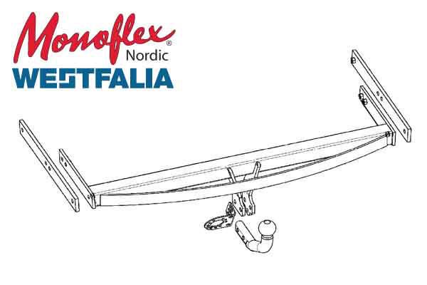 Westfalia Dragkrok med fast kula