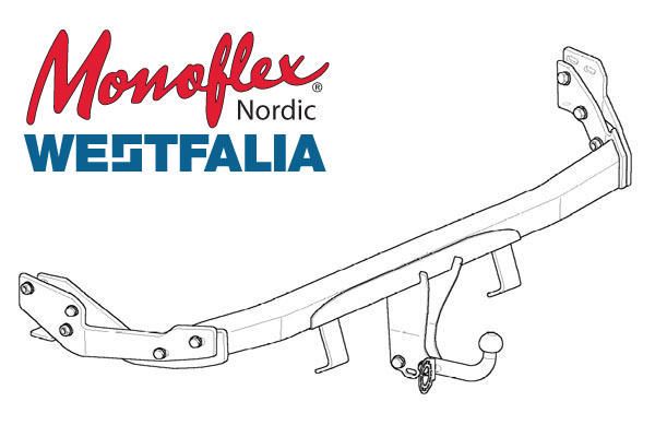 Westfalia Dragkrok med fast kula