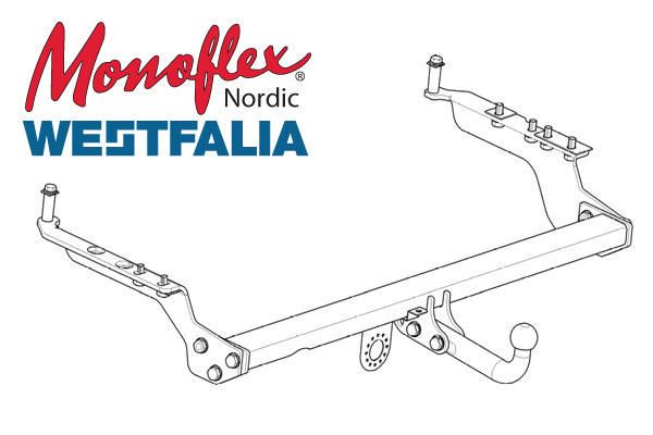 Westfalia Dragkrok med fast kula