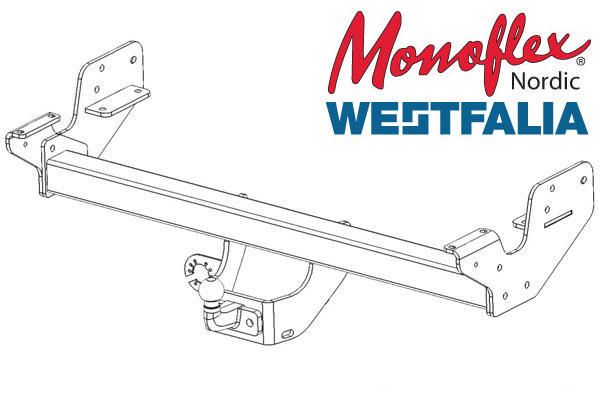 Westfalia Dragkrok 2-håls kula