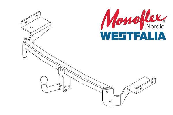 Westfalia Dragkrok med fast kula