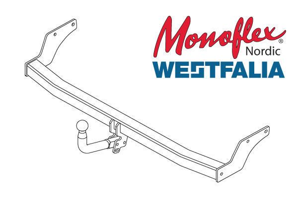 Westfalia Dragkrok med fast kula