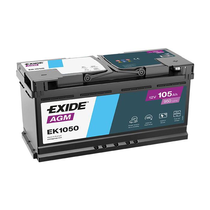 Huvudbild för Exide Batteri AGM 105 Ah