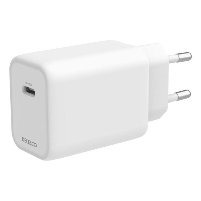 Huvudbild för Väggladdare USB-C PD, 67 W Deltaco