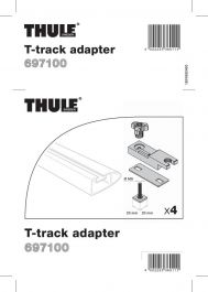 T-track Adapter 697-1 (20x27mm for 80mm U-bolt)