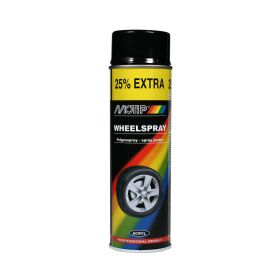 Motip Wheelspray Gloss - Fälgfärg Svart 500 ml