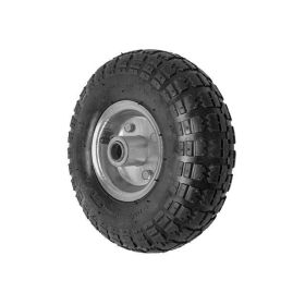 Reservhjul 260x85mm Stålfälg Luftgummihjul; 4.10/3.50-4;  2 hjullager; 20/77mm; 136 Kg Valeryd