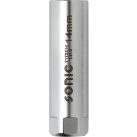 Tändstiftshylsa clipsfäste 3/8", 6-kant, 14 mm Sonic