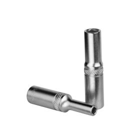 6-kantshylsa 1/4" 5 mm Lång