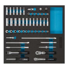 Hylsnyckelsats 1/4" 49-Delar ProMeister