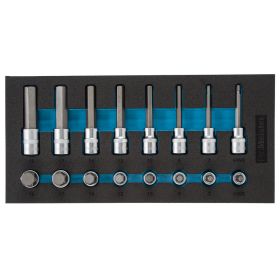 Skruvmejsel/Hylssats 1/2" 16-Delar ProMeister