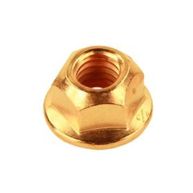 Grenrörsmutter m10x1.5 mm stukad med fläns, nv15 ProMeister