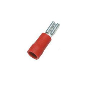 ProMeister Flatstiftshylsa Röd 0.5-1.5 mm², 6.3x0.8 mm
