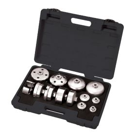 Oljefilterverktygssats Aluminium 13-Delar, 24 - 100 mm ProMeister