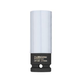 Hjulhylsa 1/2" Kraft Med Skydd 21 mm 86 mm Lång ProMeister