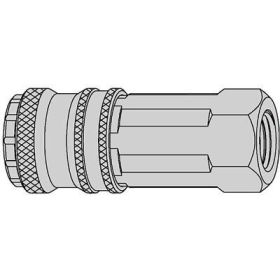 Tryckluftskoppling 3/8" G INV NBR. Serie 320 eSafe, DN 7.6 Cejn