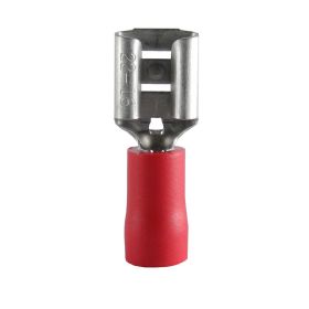 ProMeister Flatstiftshylsa Röd 0.5-1.5 mm², 6.3x0.8 mm
