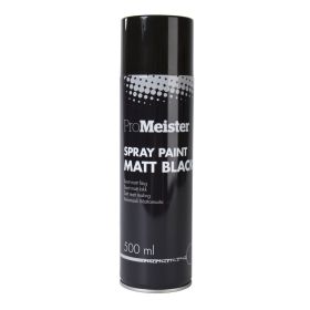 ProMeister Matt - Sprayfärg Svart 500 ml