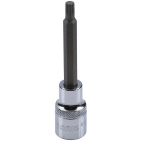 Bitshylsa 1/2" M10 mm Spline Lång
